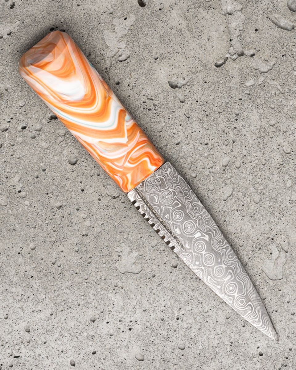 Sgian Dubh 01.1 - Orange / White (Copy)