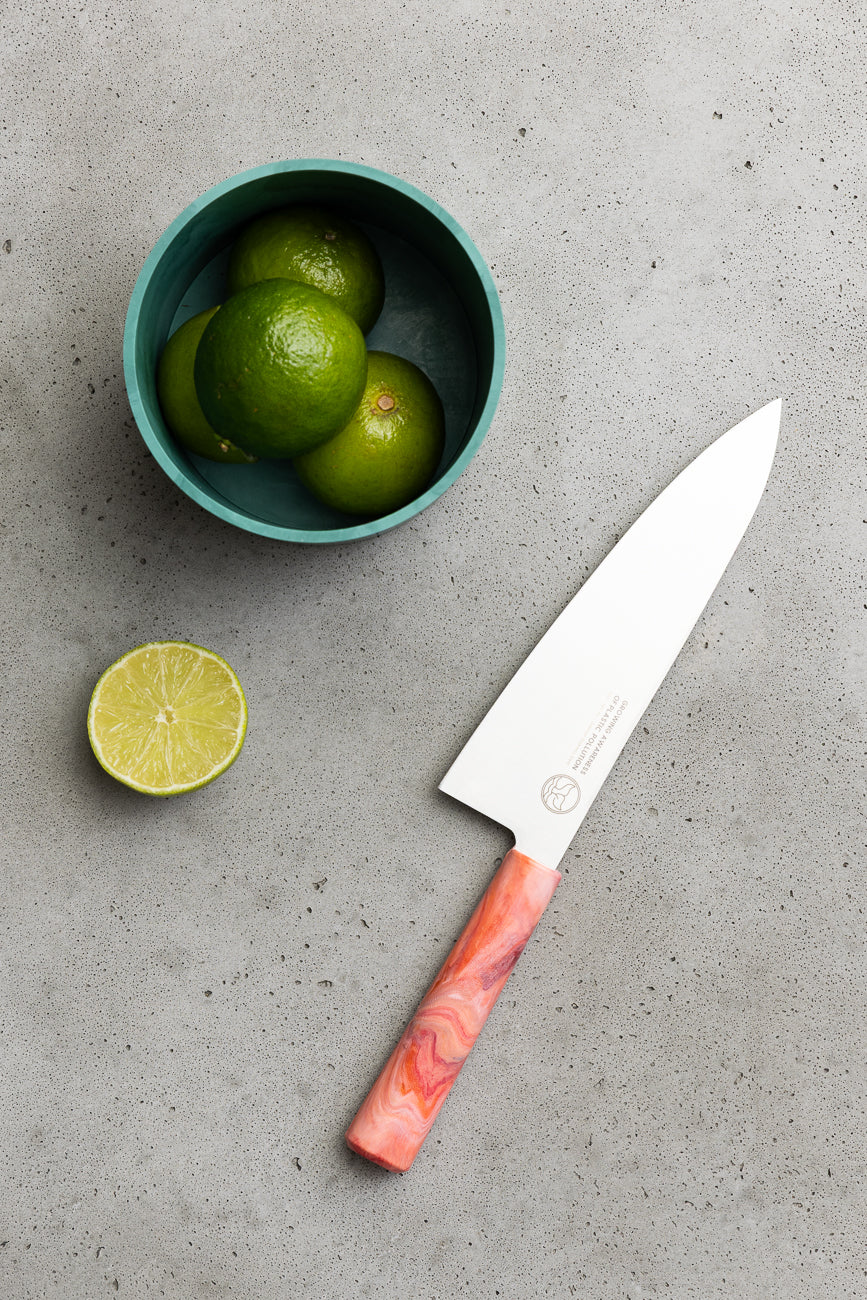 chef knife in tackle box Chef